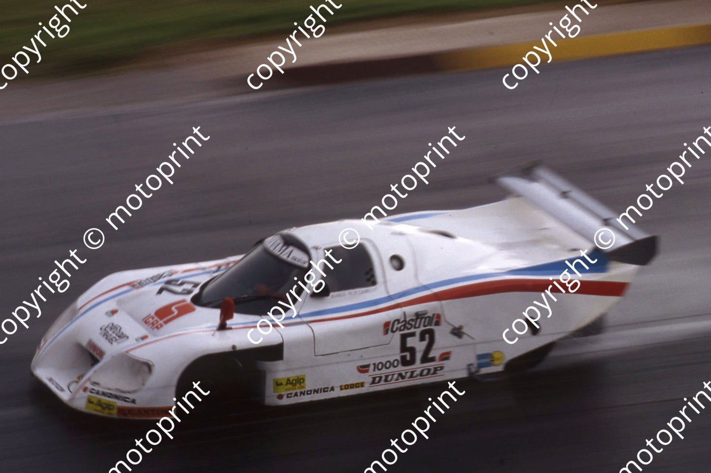 1983 Castrol 1000 52 a rain Nicola Bianco Fausto Carello Lancia LC1 (courtesy Roger Swan)