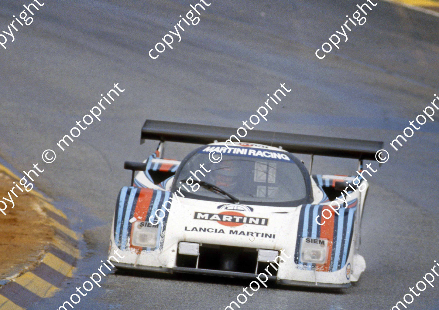 1983 Castrol 1000 5 Piercharlo Ghinzani Hans Heyer Giorgio Pianta Lancia LC2 scanned 20x30cm size (courtesy Roger Swan) (1)