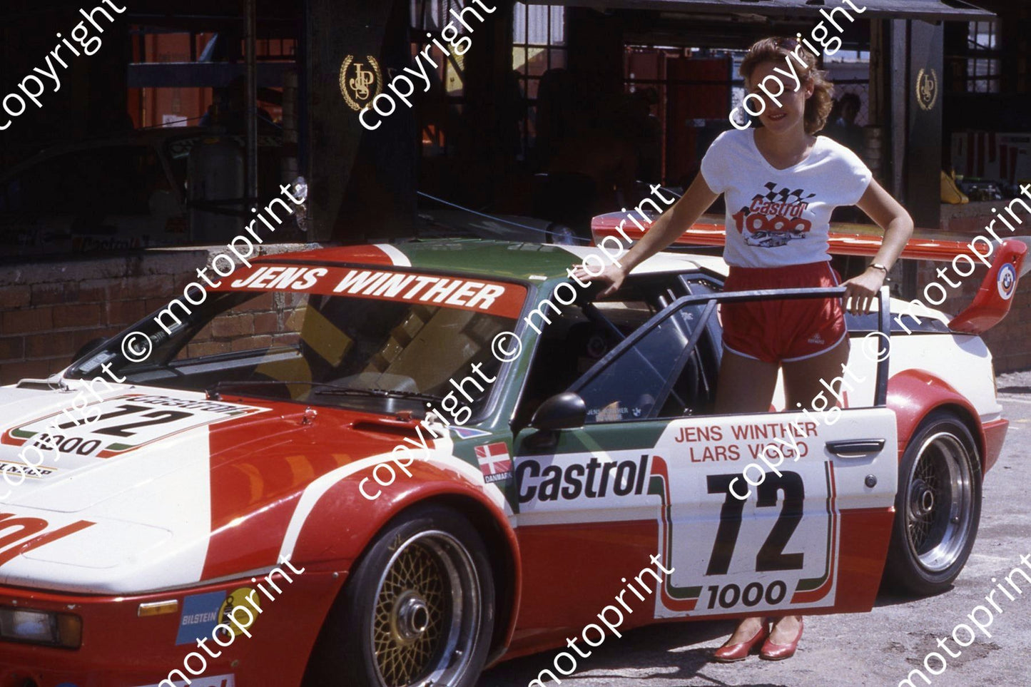 1983 Castrol 1000 72 Jens Winther Lars Viggo Jensen BMW M1 (courtesy Roger Swan) 299