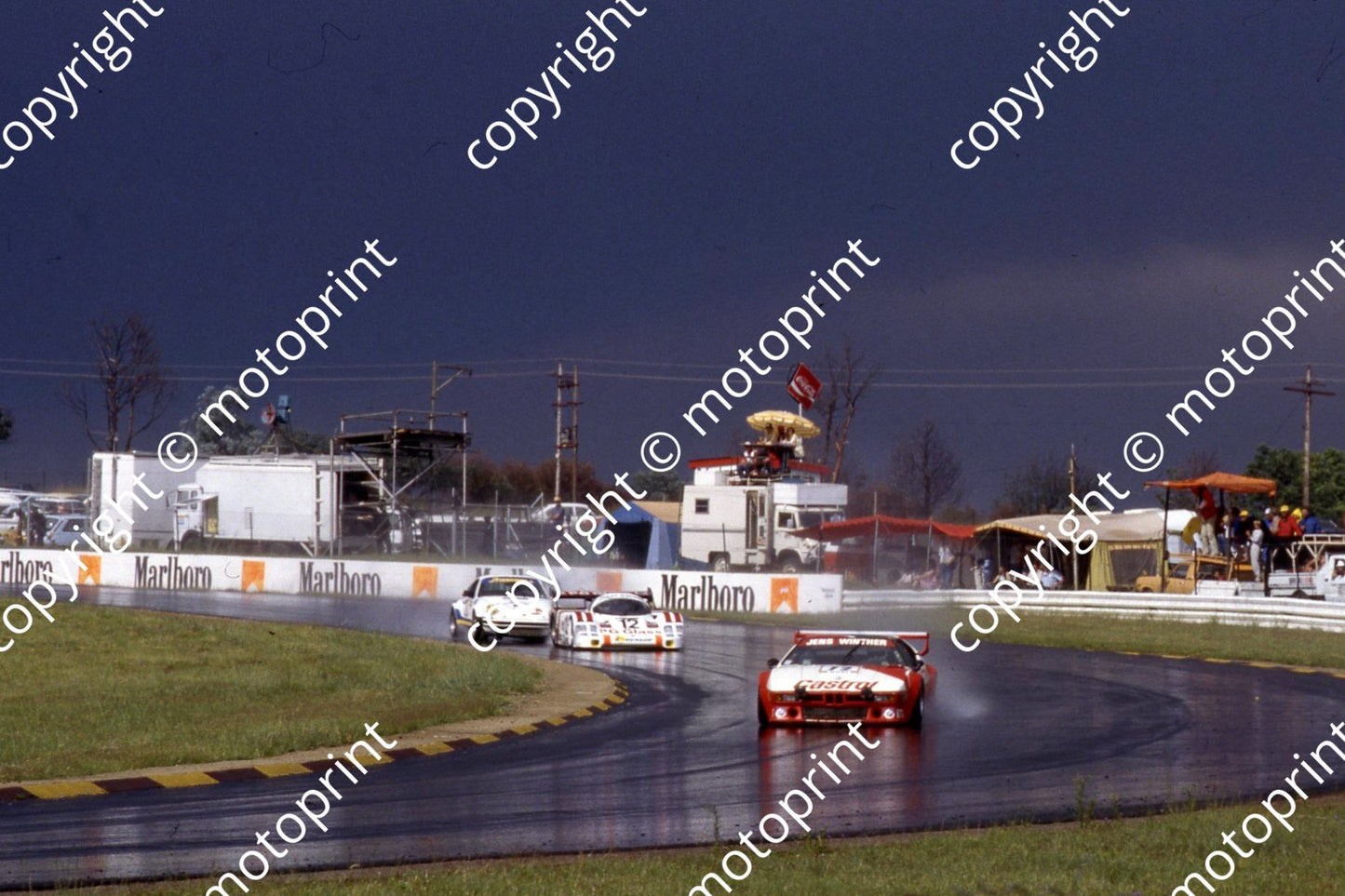 1983 Castrol 1000 72 rain Winther Jensen BMW 12 Schornstein Winter 956 74 Wiren Lein Porsche 930 (courtesy Roger Swan)(67)