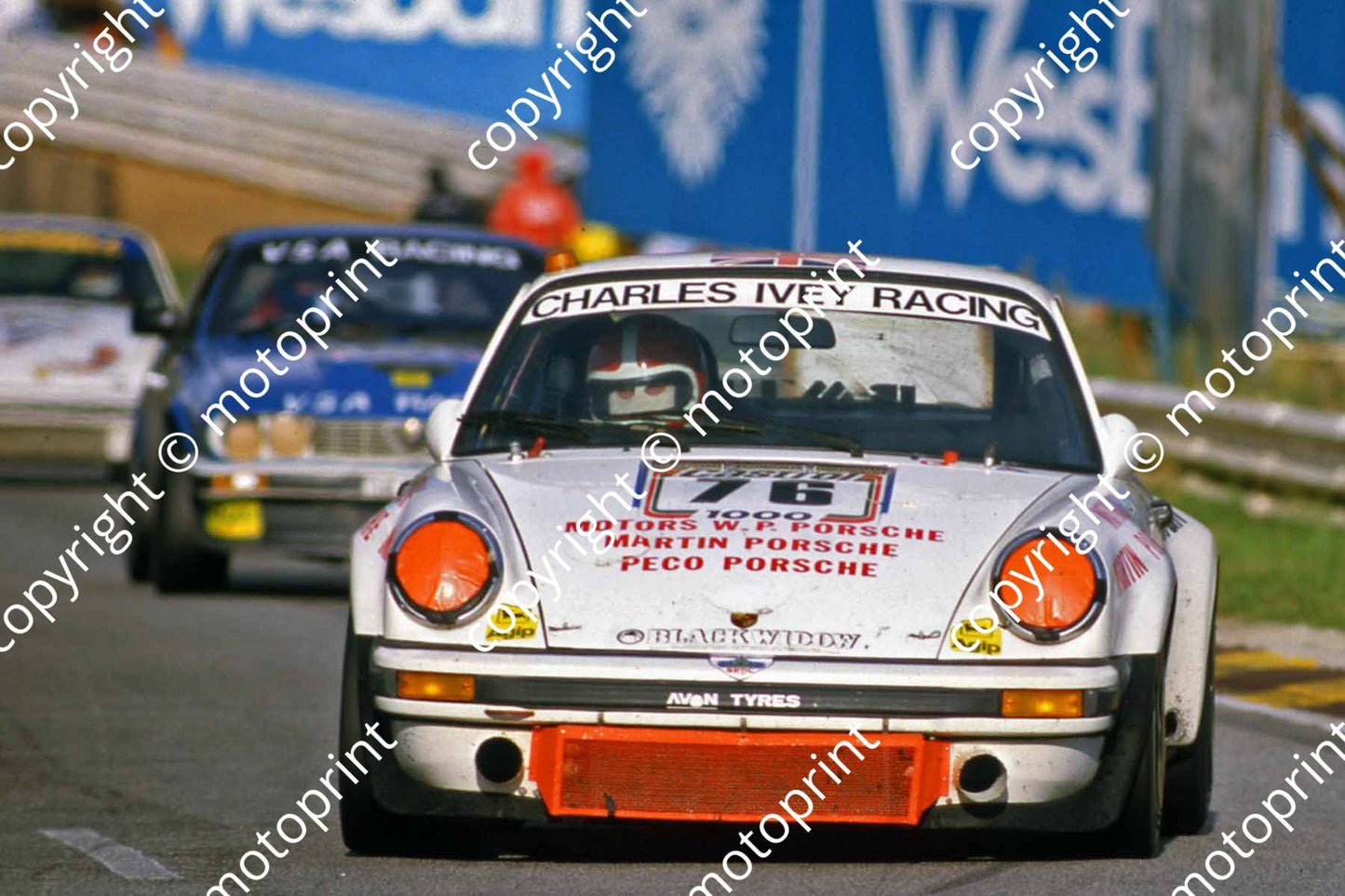1983 Castrol 1000 76 Porsche 930 Giorgio Cavalieri John Cooper Paul Smith (courtesy Roger Swan) 408
