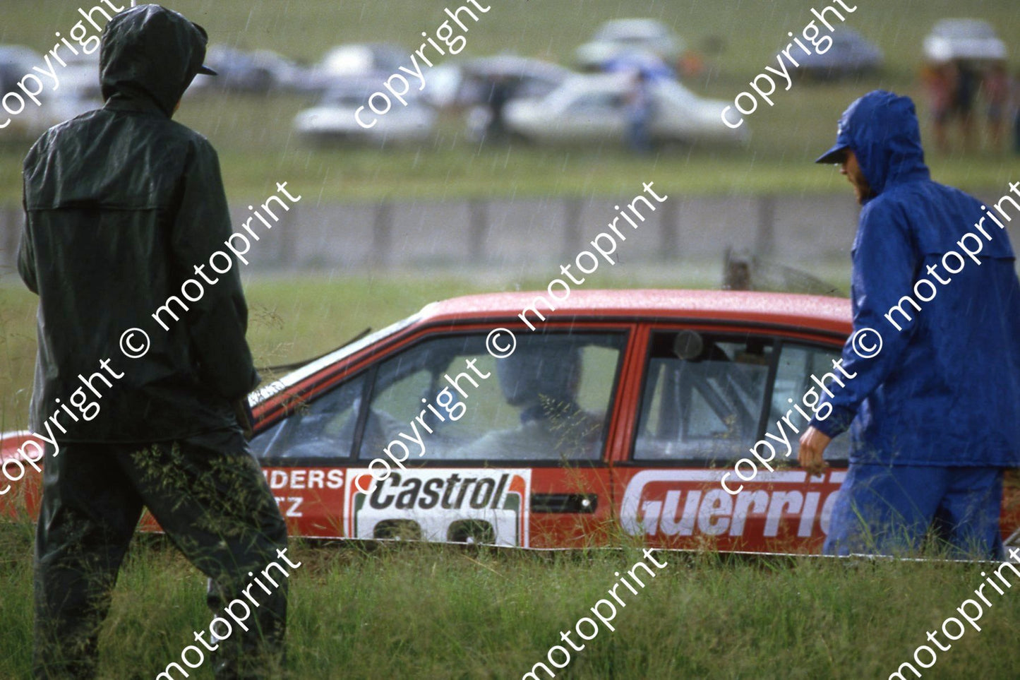 1983 Castrol 1000 82 Arnold Chatz Eric Sanders Alfa GTV6 rain off (courtesy Roger Swan)(95)