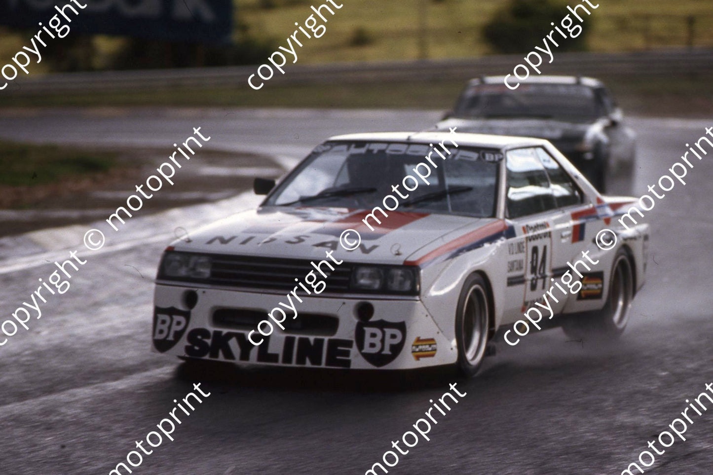 1983 Castrol 1000 94 rain Hennie van der Linde George Santana Datsun Skyline (courtesy Roger Swan) (3)