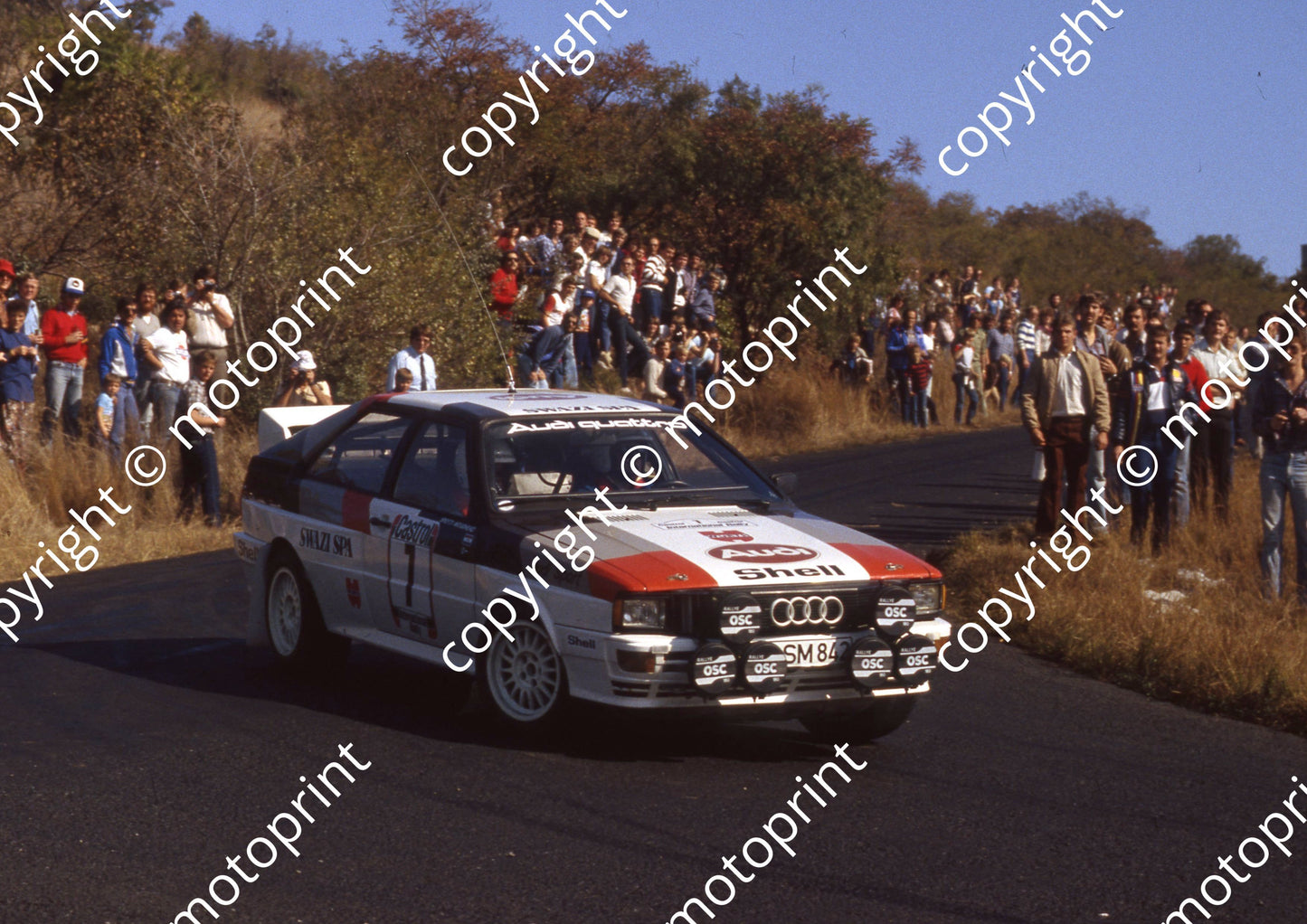 1983 Castrol Intnl 7 Geoff Mortimer, Spotti Woodhead Audi Quattro (courtesy Roger Swan) (2)
