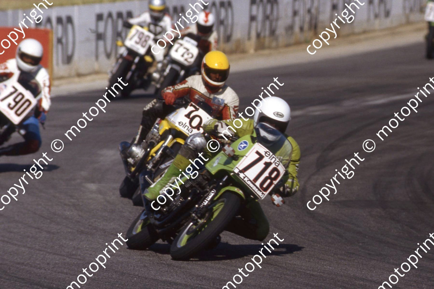 1983 Elna Kya Apr 718 Brett Hudson Kawasaki ZX750(8)