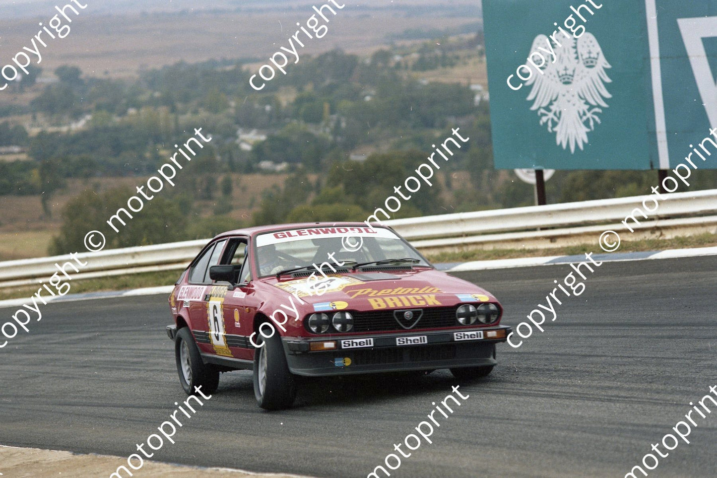 1983 Gp 1 Lodge 2hr T6 Alfa GTV6 Abel D_ Oliviera (permission Malcolm Sampson Motorsport Photography)