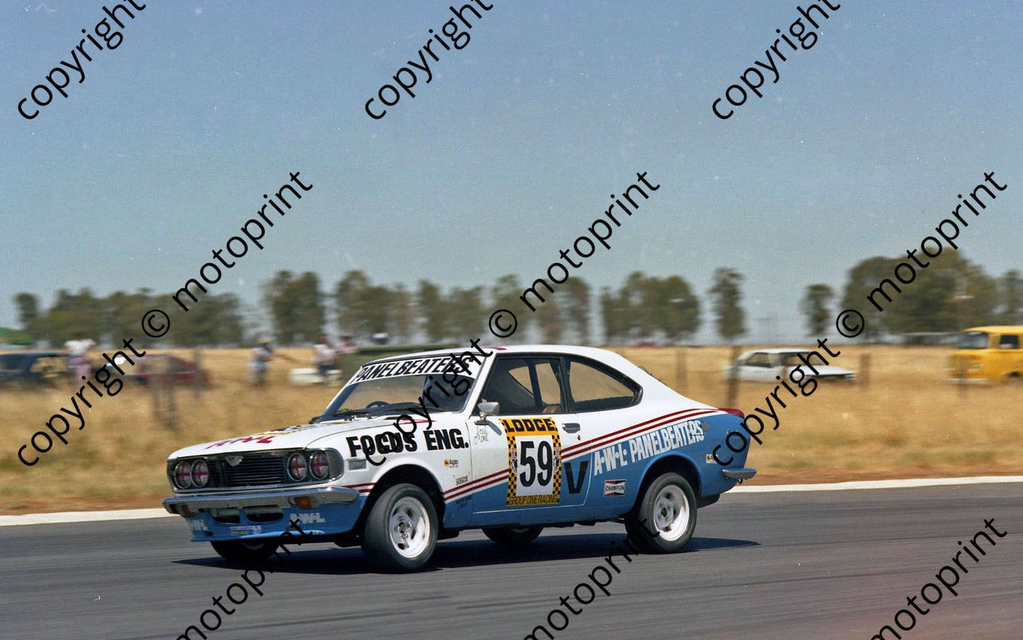 1983 Gp 1 Welkom Lodge V59 Paul Moni Mazda (permission Malcolm Sampson Motorsport Photography)