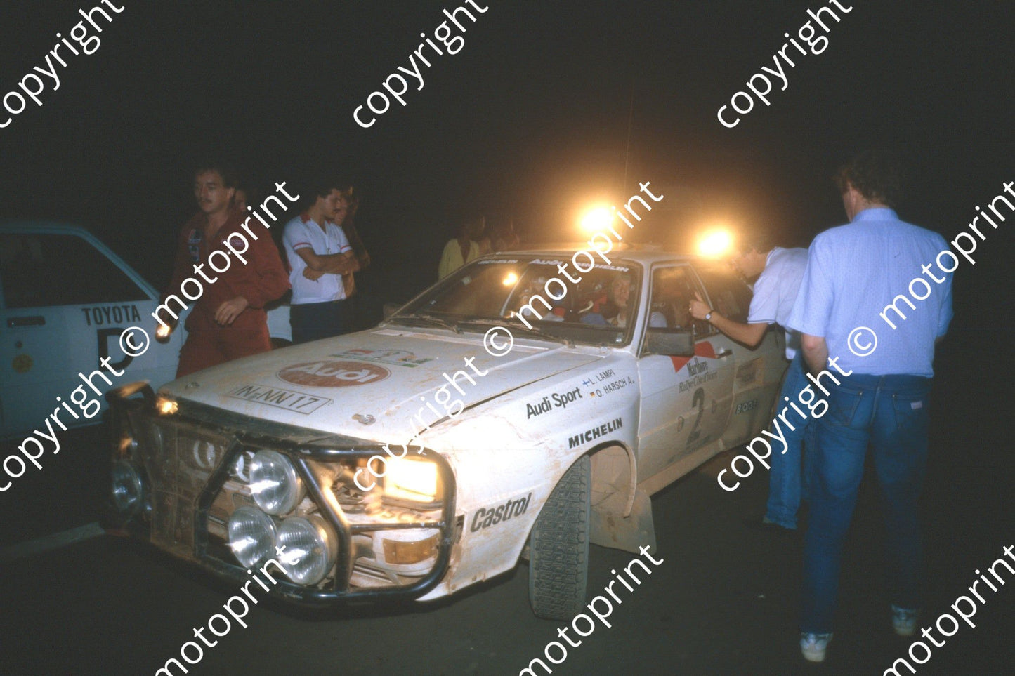 1983 Ivory Coast 2 Lasse Lampi, Otto Harsch Audi Quattro A2 (courtesy Roger Swan) (6)