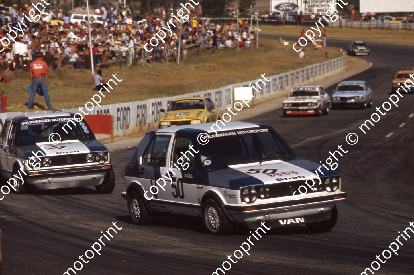 1983 Kya Apr Gp 1 V50 Sarel van der Merwe V51 Geoff Mortimer Golf GTi (courtesy Roger Swan)(19)