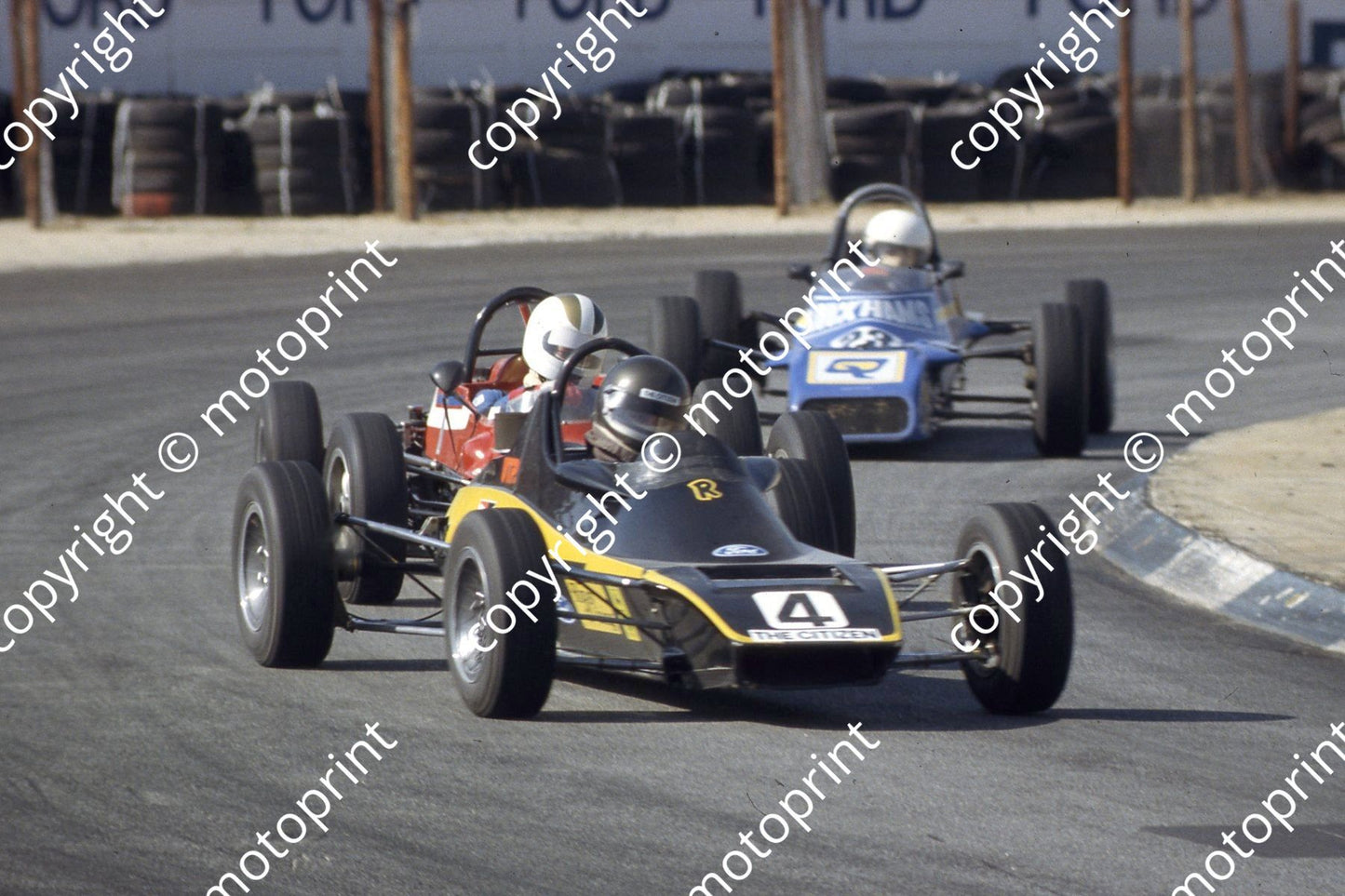 1983 Kya Aug FF 4 Roley Noffke Ray 82F 74 Graham Blankfield Royale RP21 23 Peter Kaufman Van Diemen RF82 (courtesy Roger Swan)