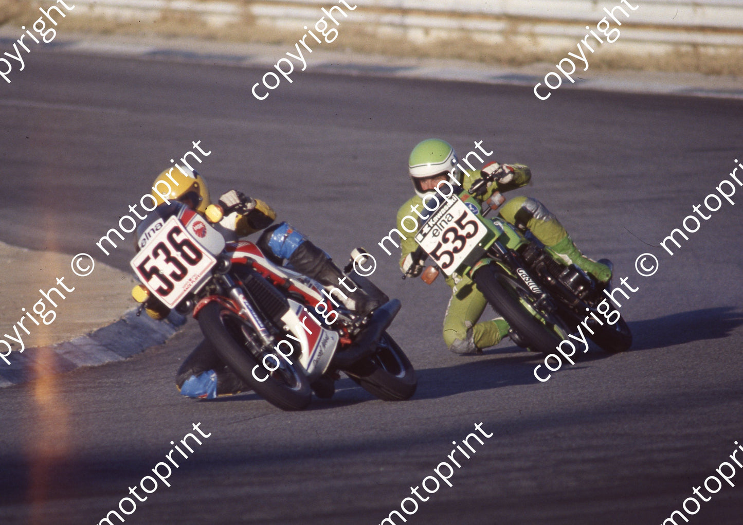 1983 Kya Elna 536 Russell Wood 535 Jamie Thomas Kawasaki Z50N (Colin Watling Photographic) (33)