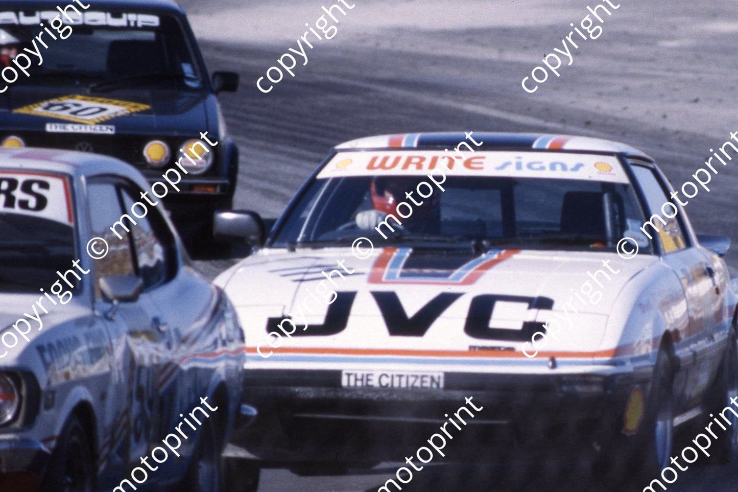 1983 Kya Lodge 2hr Sept T111 Tony Swan (USA) Clarrie Taylor Mazda RX7 (courtesy Roger Swan)(53)