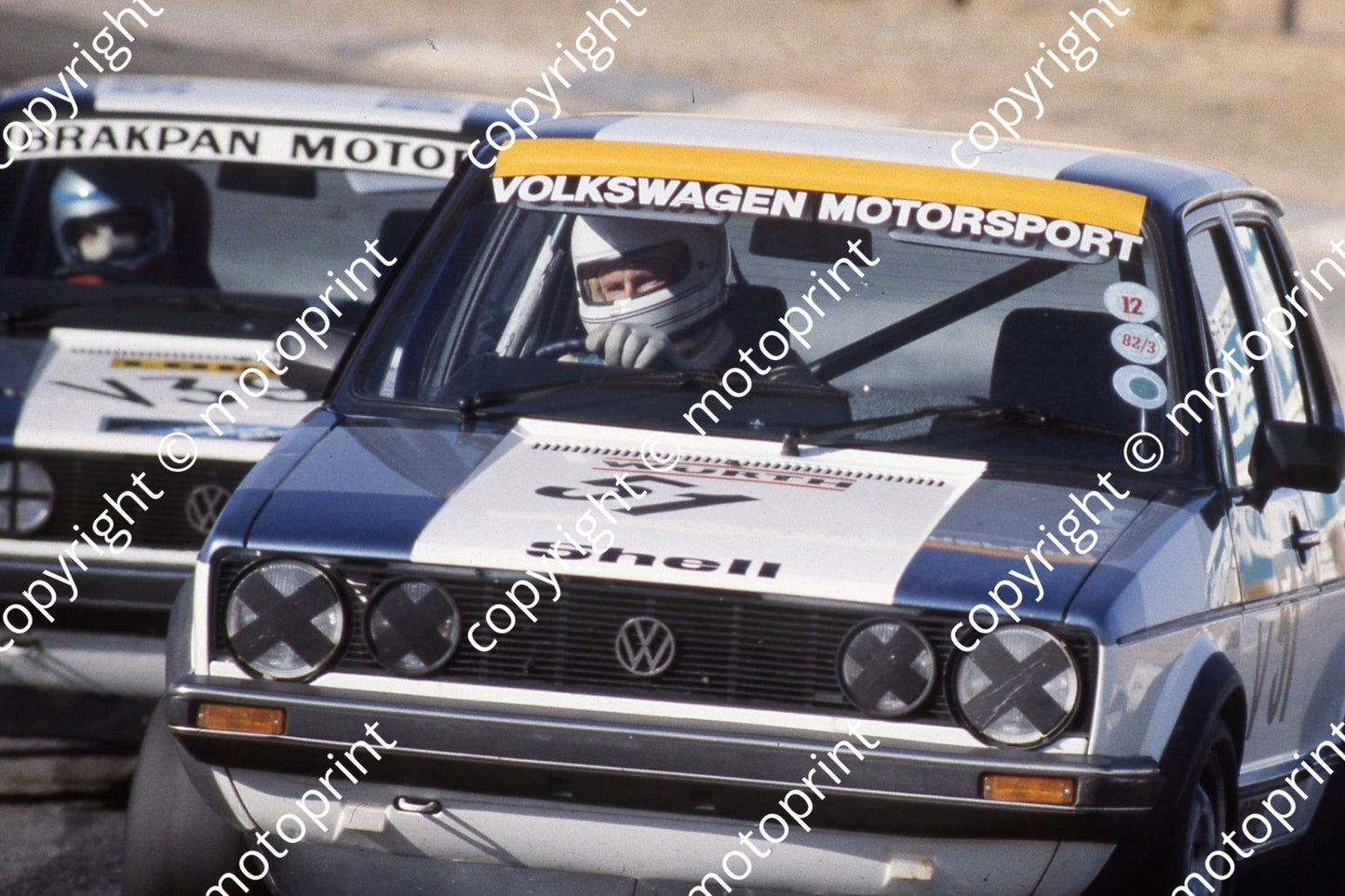 1983 Kya Lodge 2hr Sept V51 Tony Martin V39 Clive Cooke Golf GTi_s (courtesy Roger Swan)
