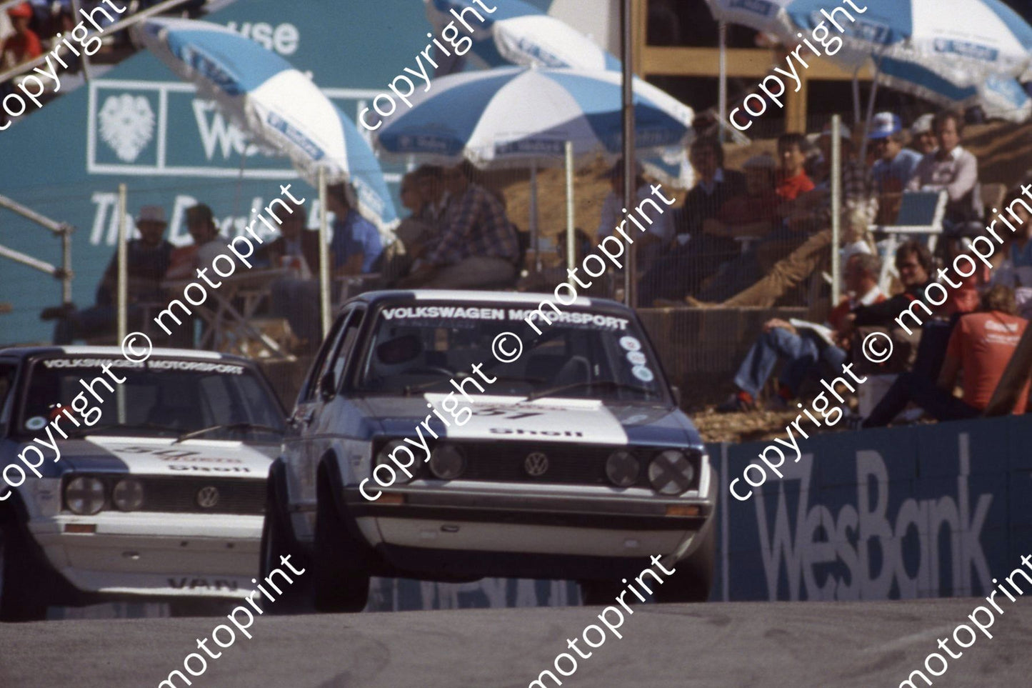 1983 Kya Repl Day Gp 1 V51 Geoff Mortimer V50 Sarel van der Merwe Golf 1800GTi (courtesy Roger Swan) (3)