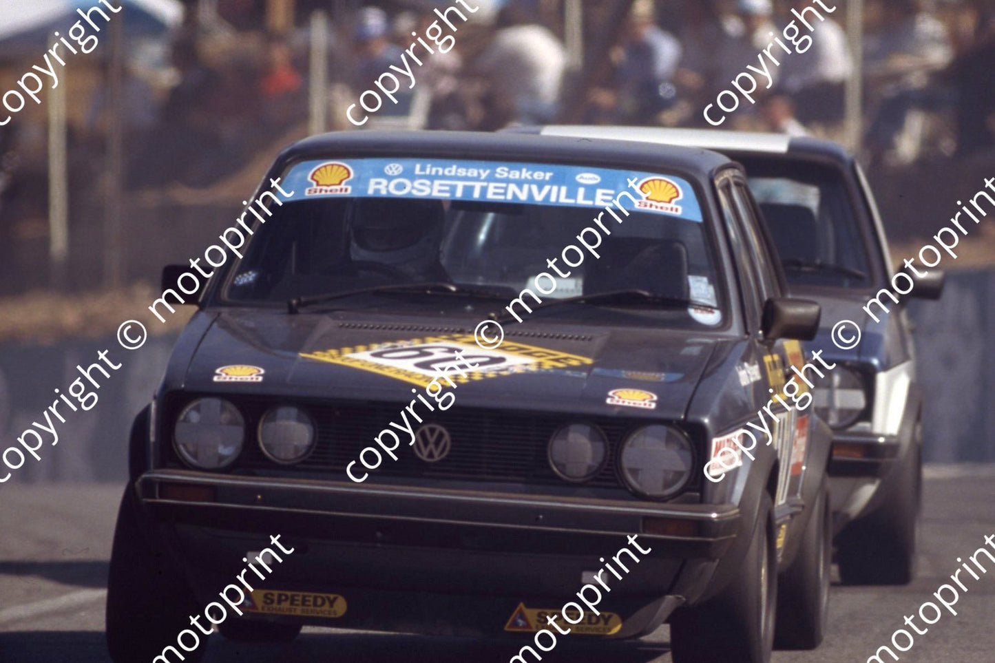 1983 Kya Repl Day Gp 1 V60 JOhn Stewart Golf 1800GTi (courtesy Roger Swan)