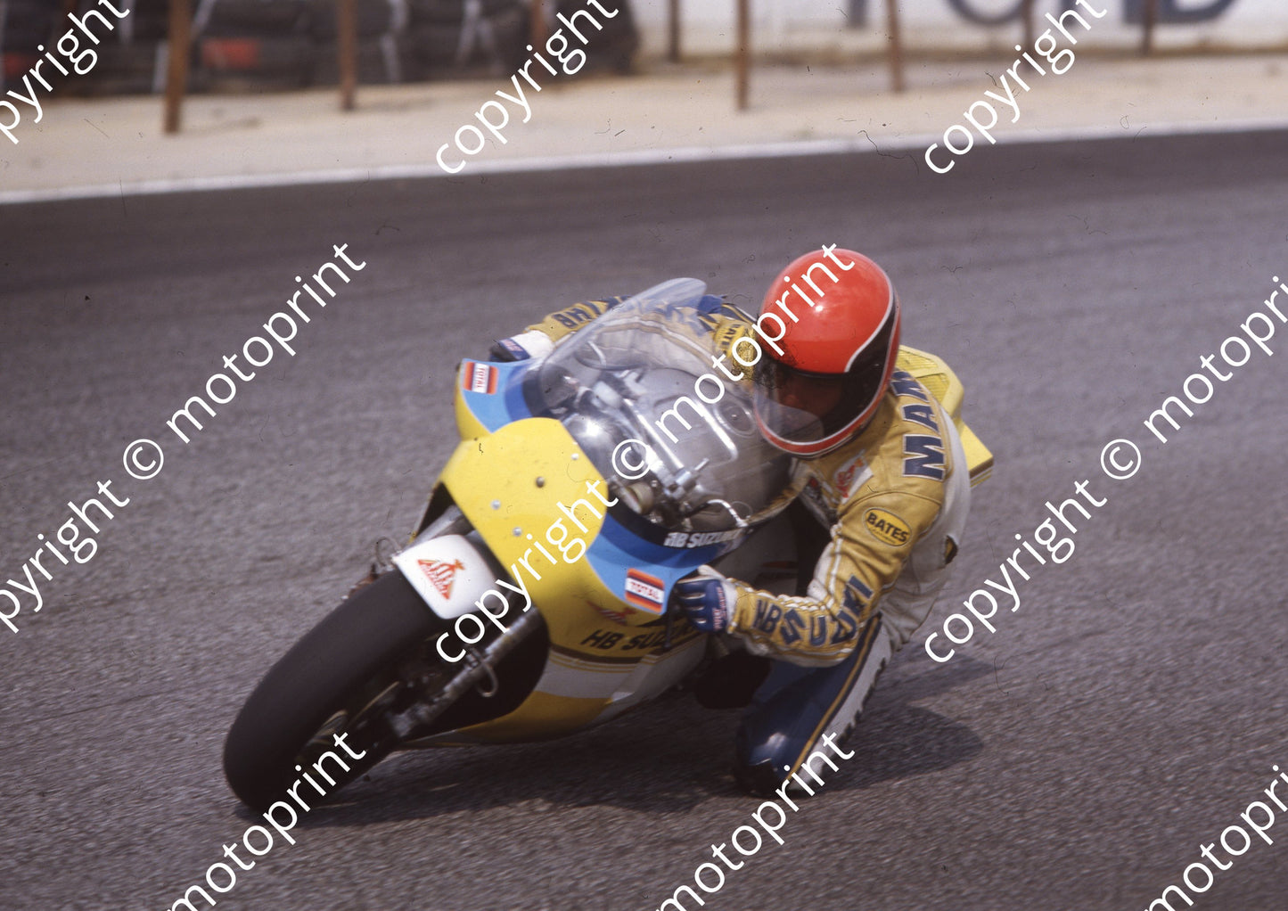 1983 SA GP 500cc 6 Randy Mamola Suzuki (Colin Watling Photographic)