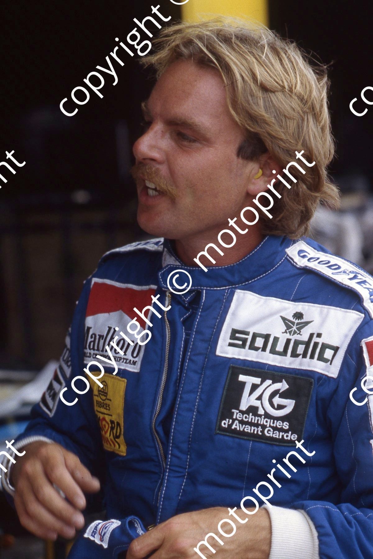 1983 SS SA GP 1 Keke Rosberg (Courtesy Roger Swan)