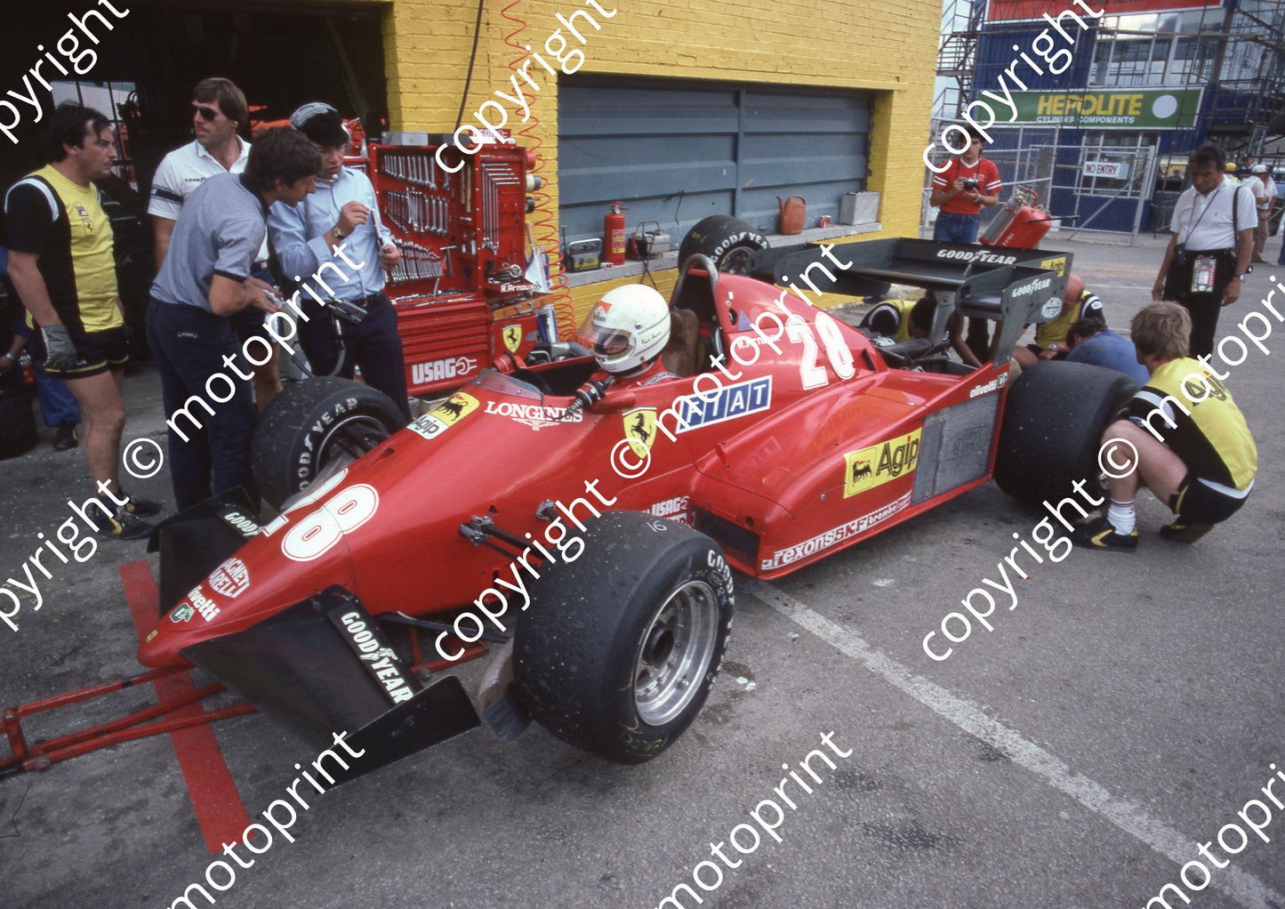 1983 SS SA GP 28 Rene Arnoux Ferrari 126C2- B(Colin Watling Photographic) (25)