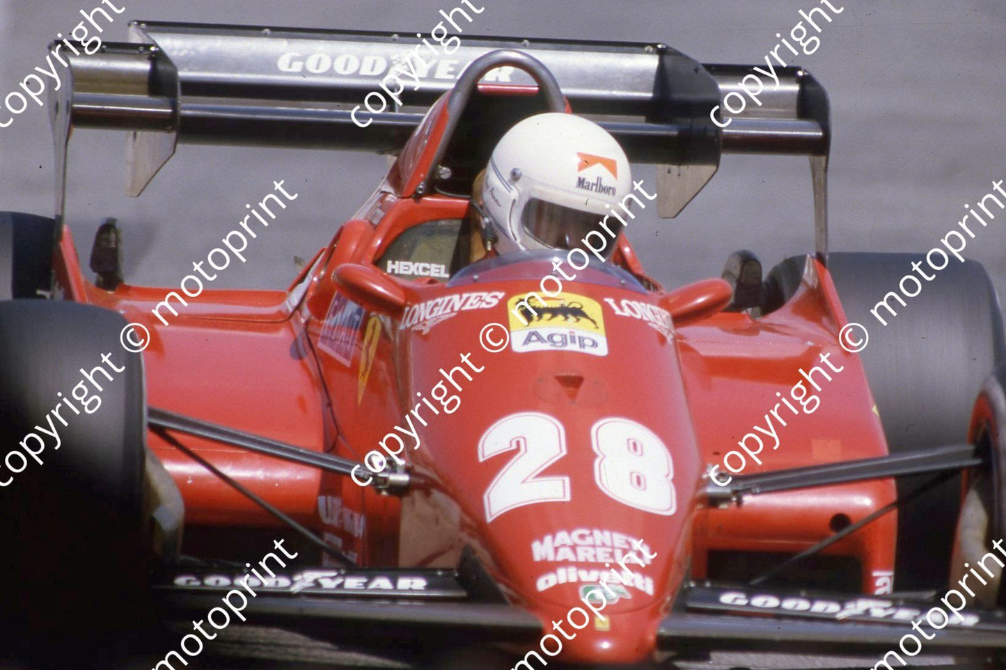 1983 SS SA GP 28 Rene Arnoux Ferrari 126C3 (Courtesy Roger Swan) (1)