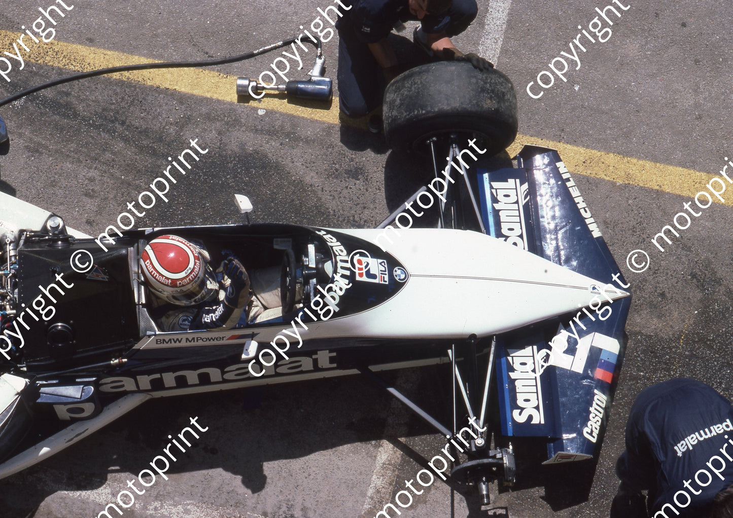 1983 SS SA GP 5 Nelson Piquet Brabham BMW BT52 (Colin Watling Photographic) (102)