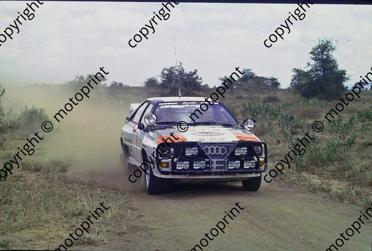 1983 Safari 1 Michele Mouton, Fabrizia Pons Audi Quattro A1 (courtesy Roger Swan) (2)