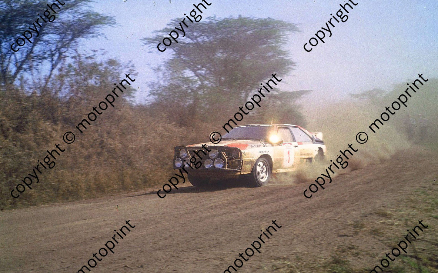 1983 Safari 1 Michele Mouton, Fabrizia Pons Audi Quattro A1 (courtesy Roger Swan) (7)