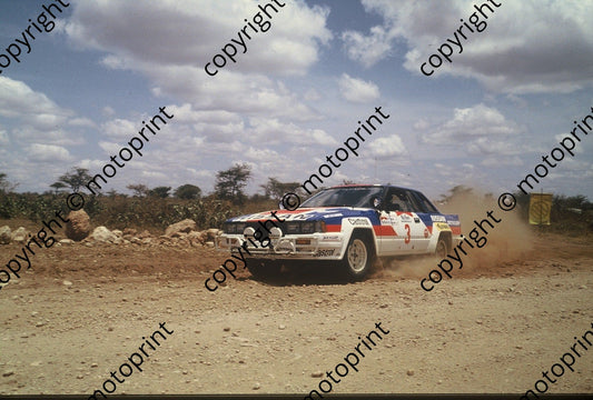 1983 Safari 3 Timo Salonen, Seppo Harjanne Nissan 240RS (courtesy Roger Swan) (7)