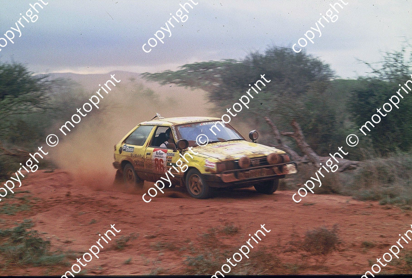 1983 Safari 86 Frank Tundo, Quentin Thomson Suburu 4WD Swingback not sharp (courtesy Roger Swan) (2)
