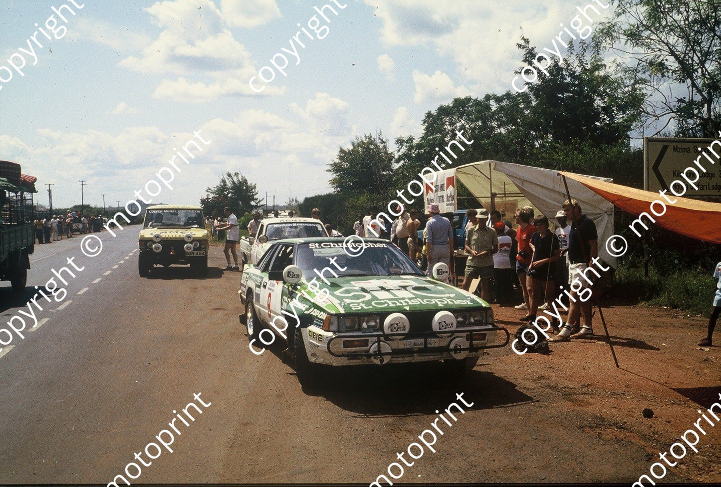1983 Safari 9 Juichi Kojimoto, Peter Tilbury Nissan 240RS (courtesy Roger Swan) (642)