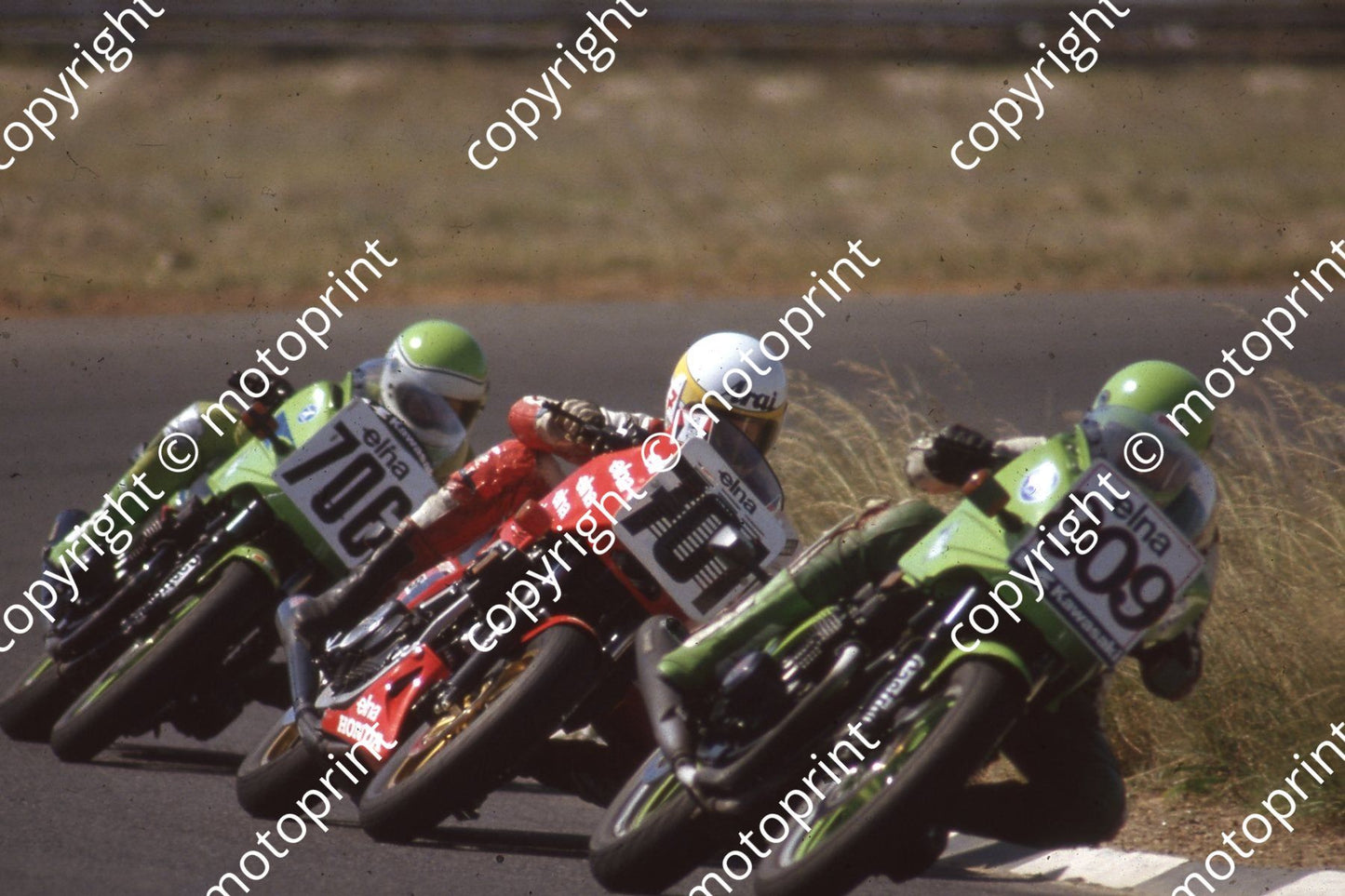 1983 Welkom Elna 809 Glenn Williams Kawasaki ZX750 701Dave Petersen Honda VF750 706 Jamie Thomas Kawasaki ZX750 (Colin Watling Photographic) (7)