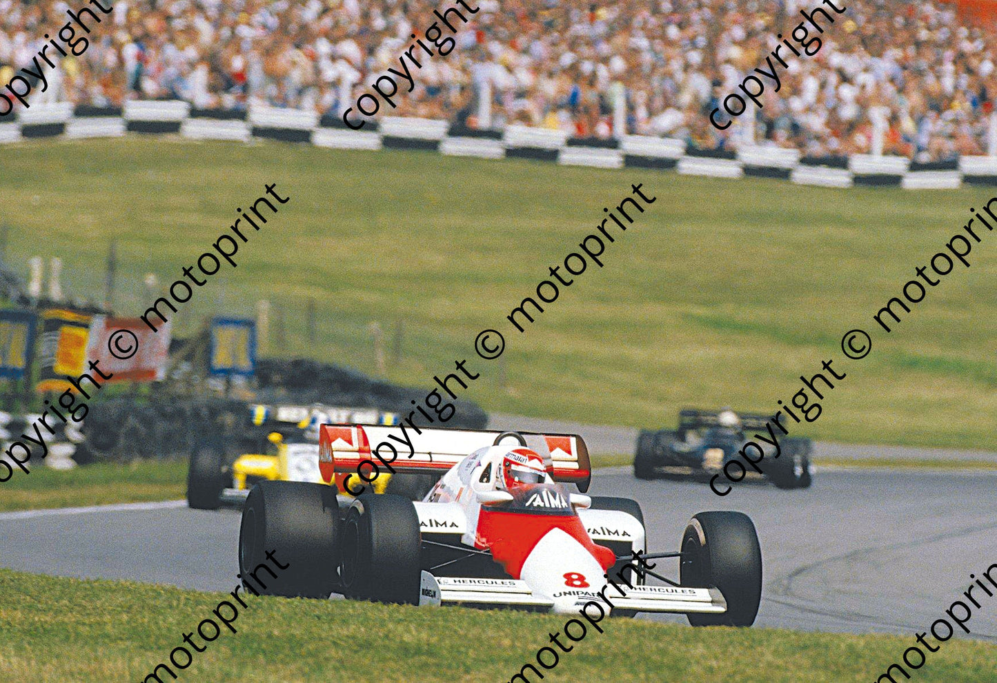 1984 British GP Niki Lauda McLaren MP4-2