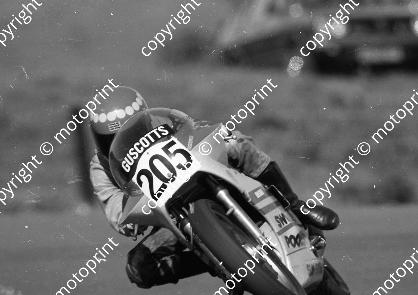 1984 EL Brut GP MC 205 Danny Bristol Yamaha (Colin Watling Photographic) (110)