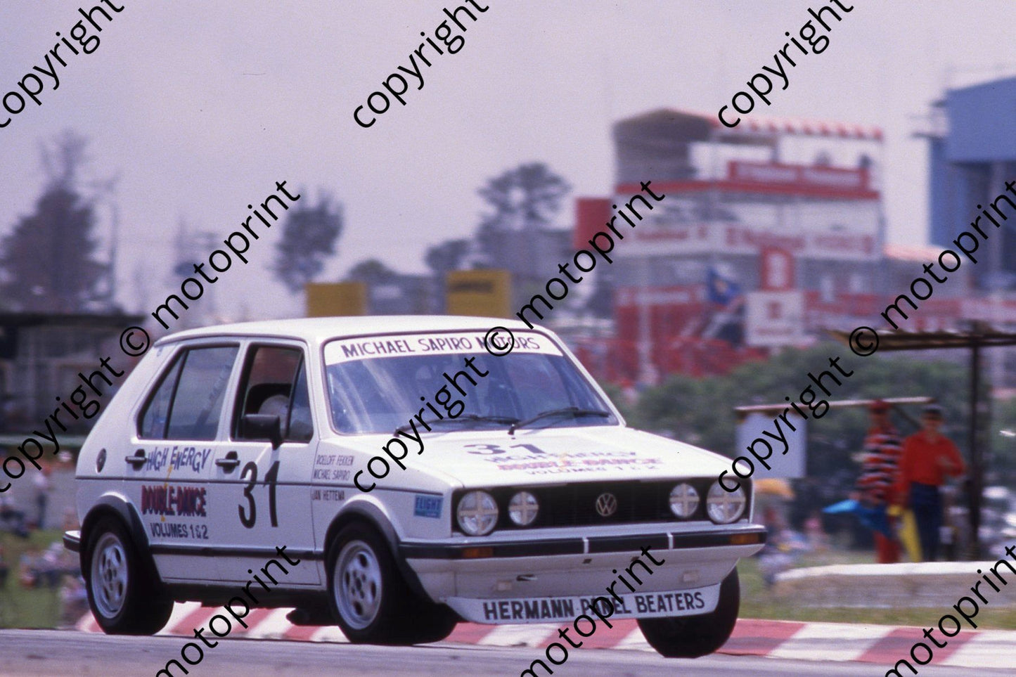1984 Kya 1000 31 Jan Hettema, Michael Sapiro, Roelof Fekken VW Golf GTi (Courtesy Roger Swan)(91)
