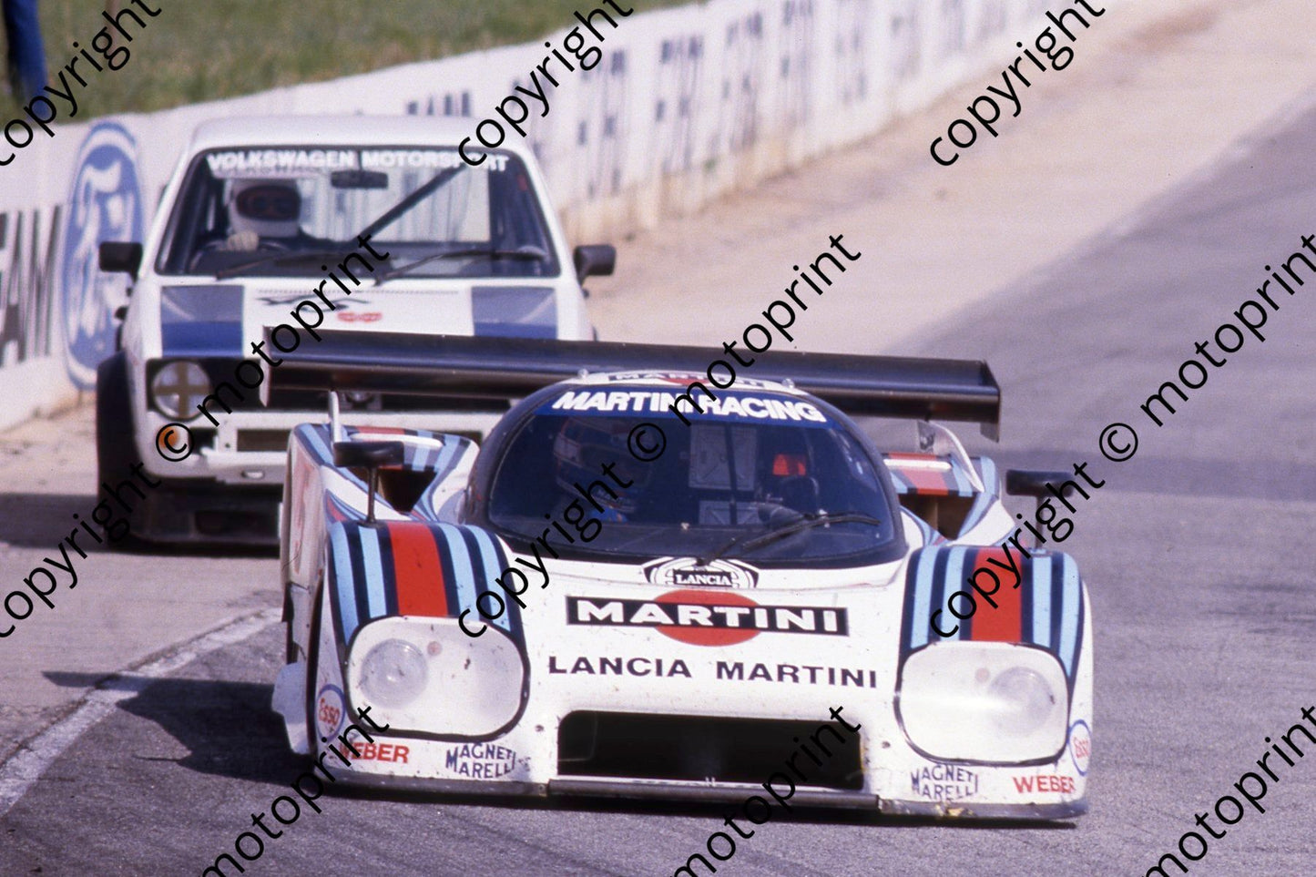 1984 Kya 1000 5 Bob Wollek Paolo Barilla Lancia; 45 Peter Lanz, Geoff Mortimer, George Bezuidenhout VW Golf GTi (7)