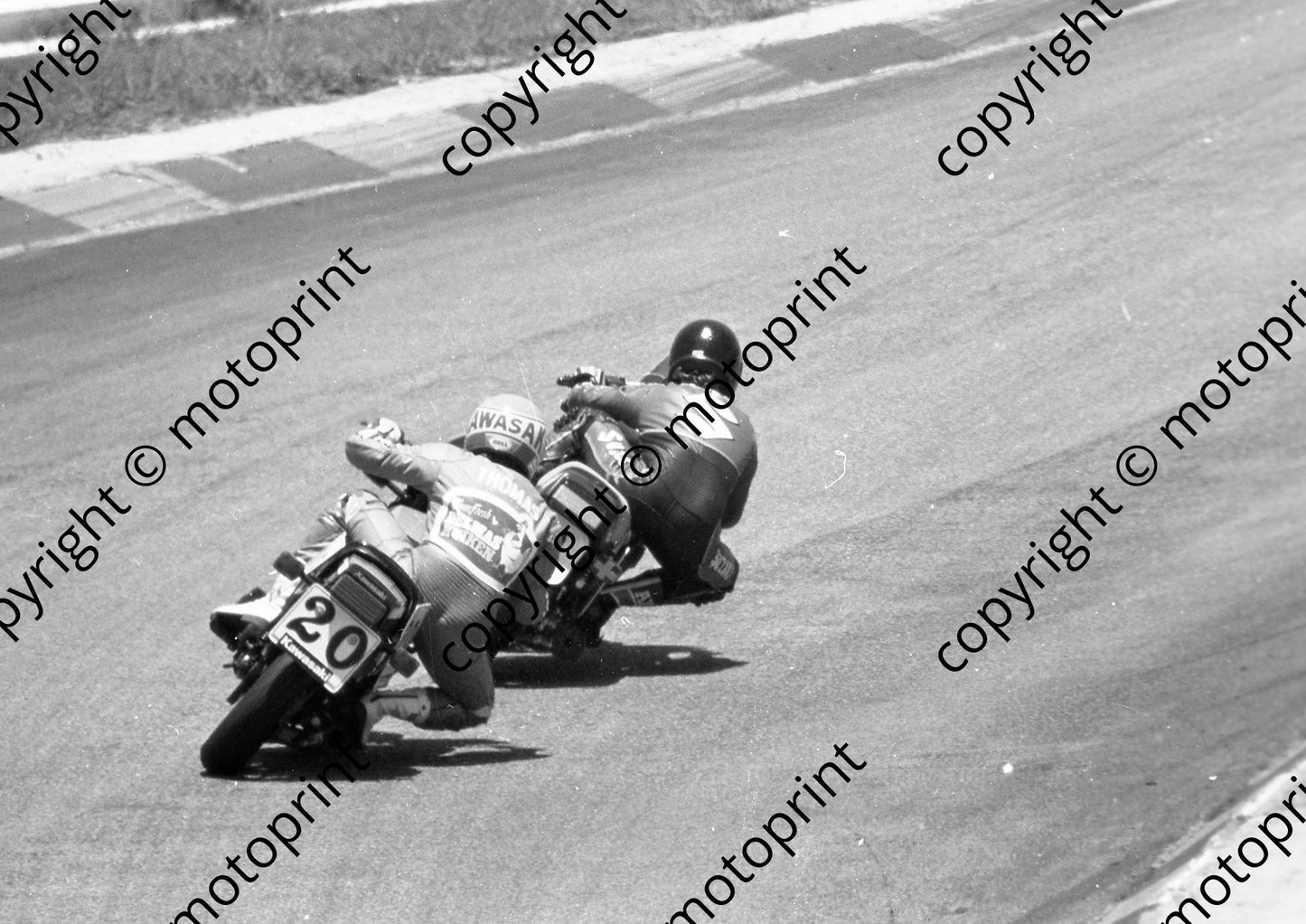 1984 Kya MC 20 Jamie Thomas SBK Kawasaki 3 Dave Hiscock Suzuki (Colin Watling Photographic) (25)