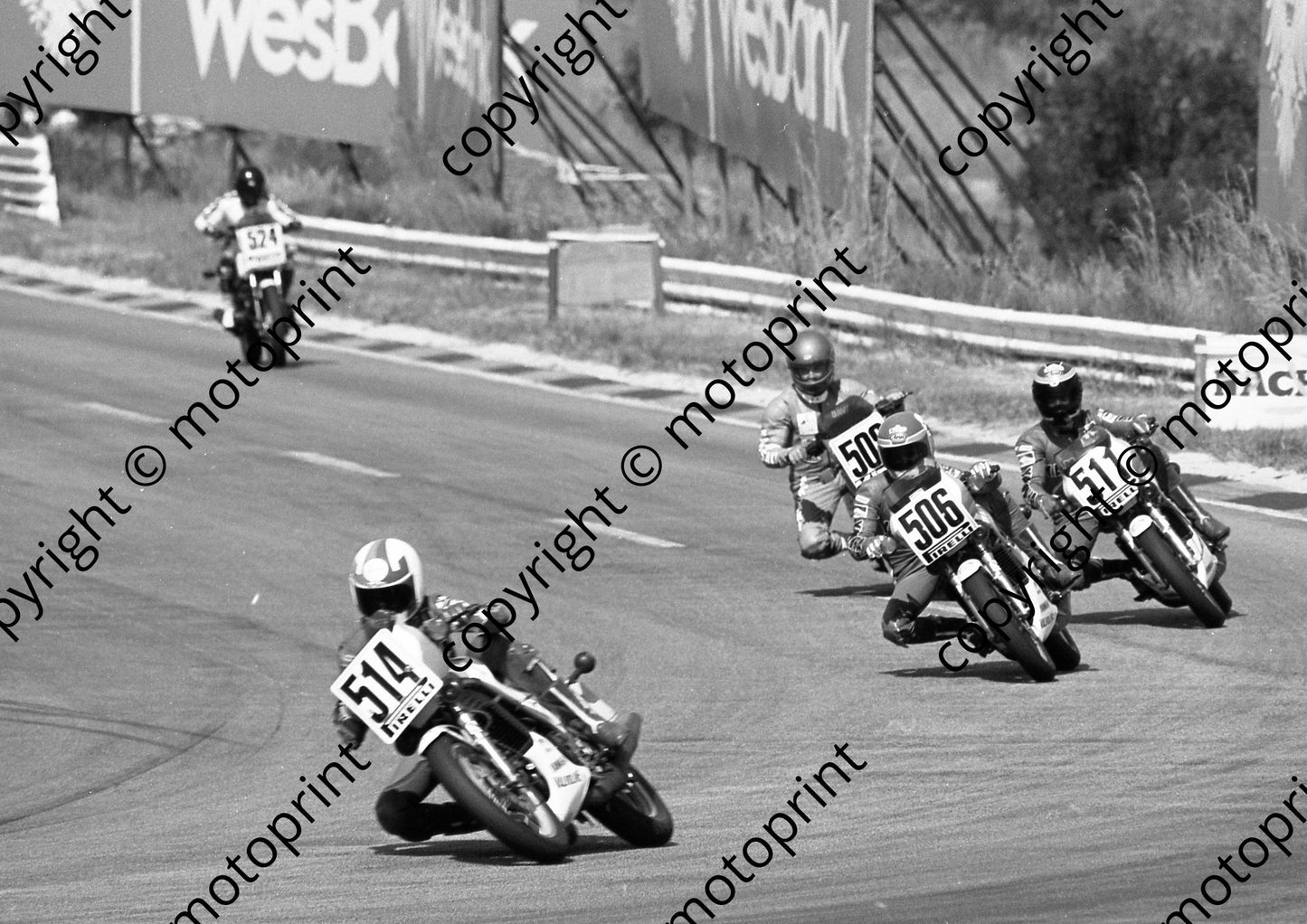 1984 Kya MC 514 Dave Emond 506 Russell Wood 511 Jimmy Rodger Yamahas (Colin Watling Photographic) (1)