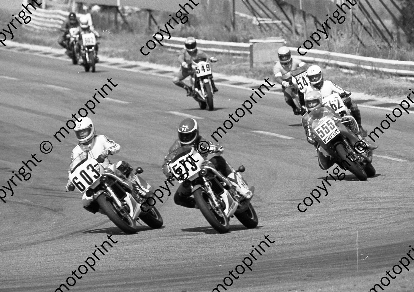 1984 Kya MC 603 Corrie Horn Yamaha 573 Peter Hattingh Yamaha 555 Johann Buys Ducati (Colin Watling Photographic) (14)