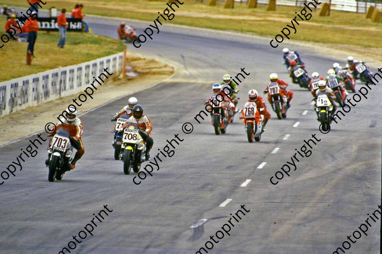 1984 Pirelli Alfa Tfy 703 708 Dave Hiscock Suzuki 768 797 Rob Petersen Honda (courtesy Roger Swan) 179