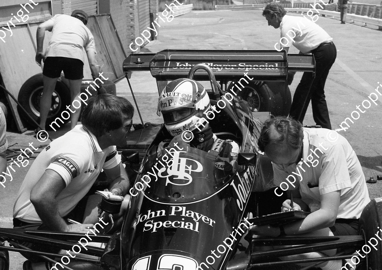 1984 SA GP 12 Nigel Mansell Lotus Renault 95T (Colin Watling Photographic) (76)