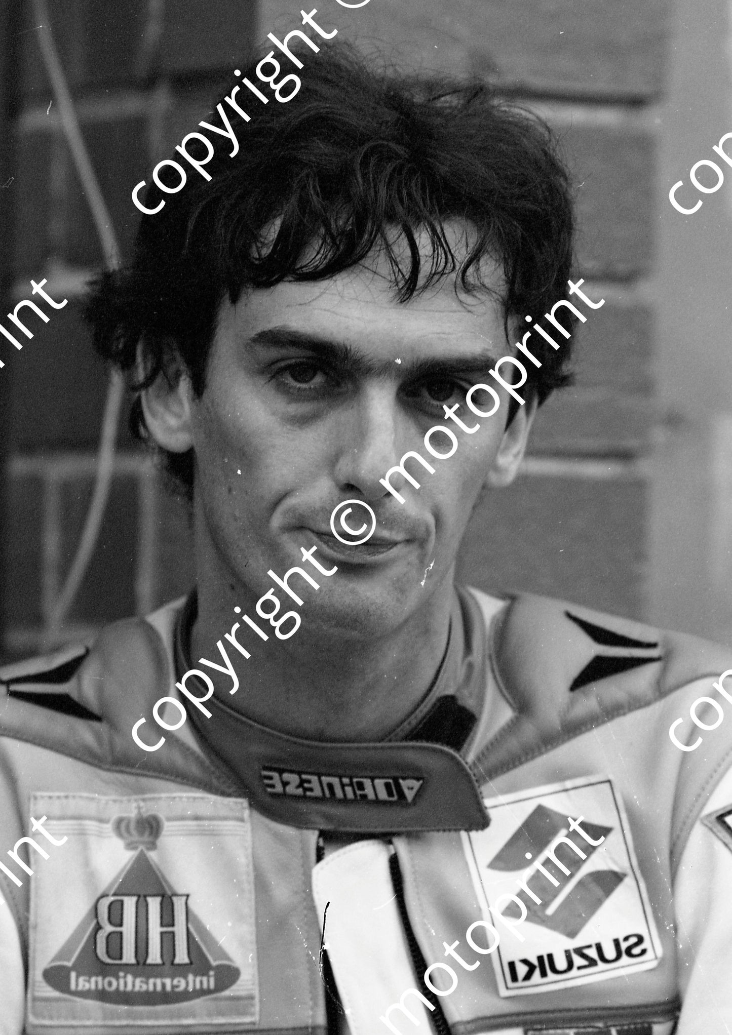 1984 SA GP 500 10 Franco Uncini Suzuki (Colin Watling Photographic) (106)