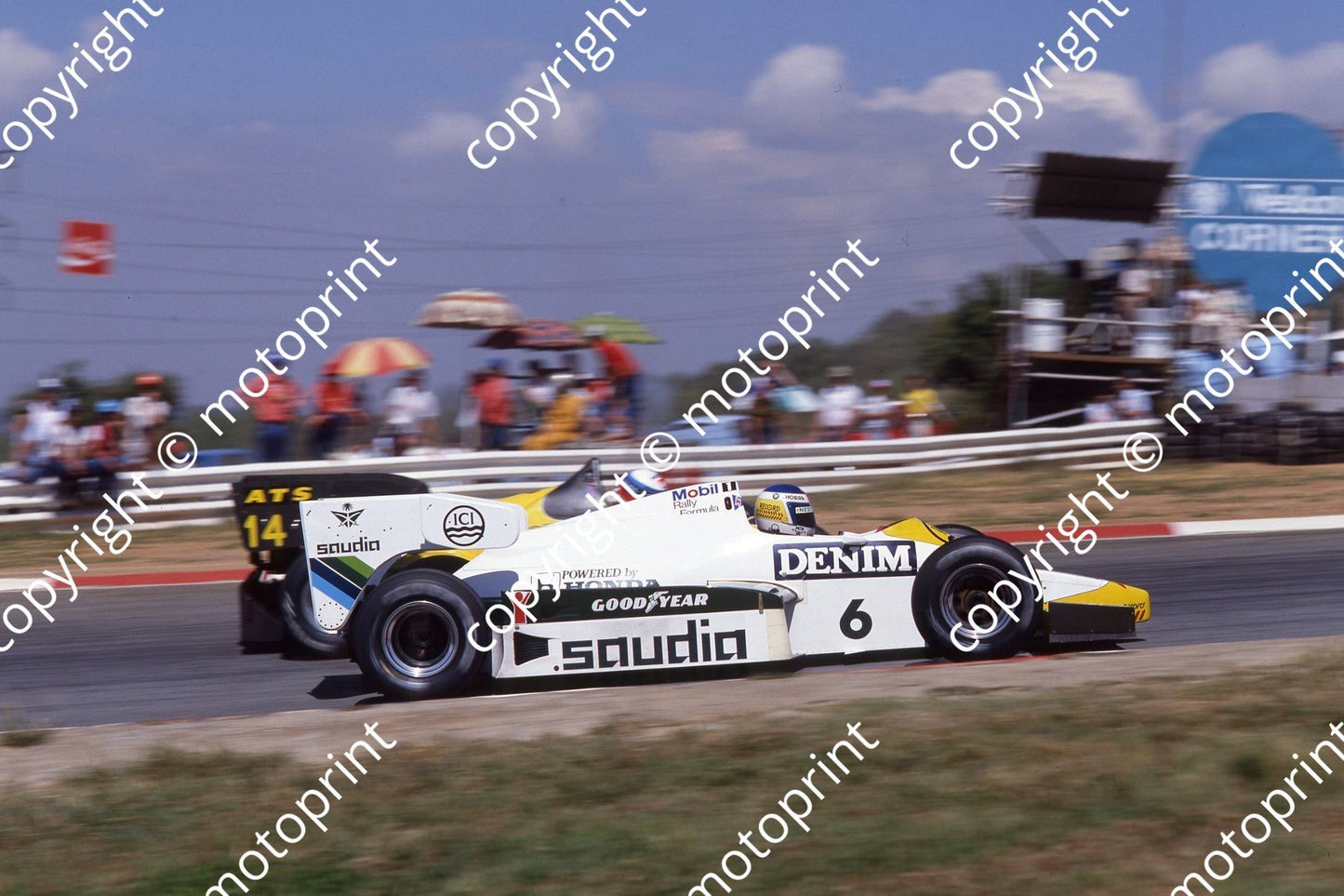 1984 SA GP 6 Keke Rosberg Williams FW09 Honda (permission Malcolm Sampson Motorsport Photography)(8)