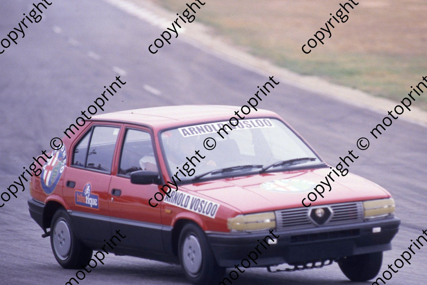 1984 SL Alfa Tfy celeb race Arnold Vosloo (courtesy Roger Swan) 145