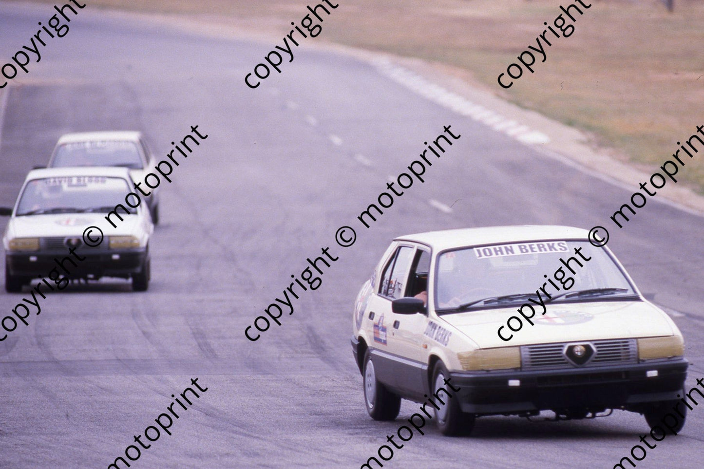 1984 SL Alfa Tfy celeb race John Berks (courtesy Roger Swan) 148