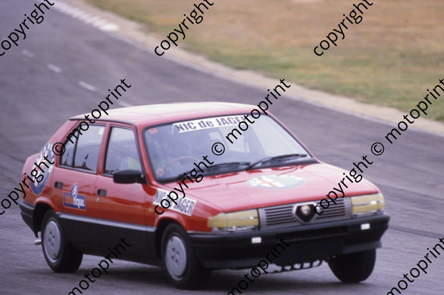 1984 SL Alfa Tfy celeb race Nic de Jager (courtesy Roger Swan)158