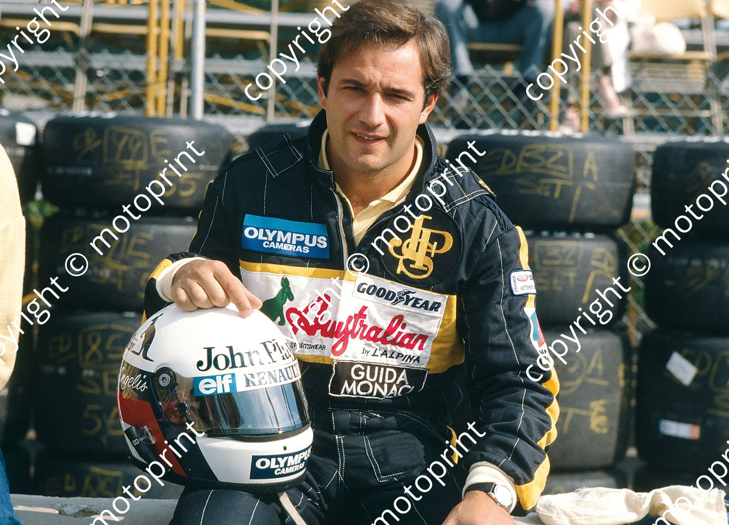 1985 Australian GP Elio de Angelis Lotus Renault 97T