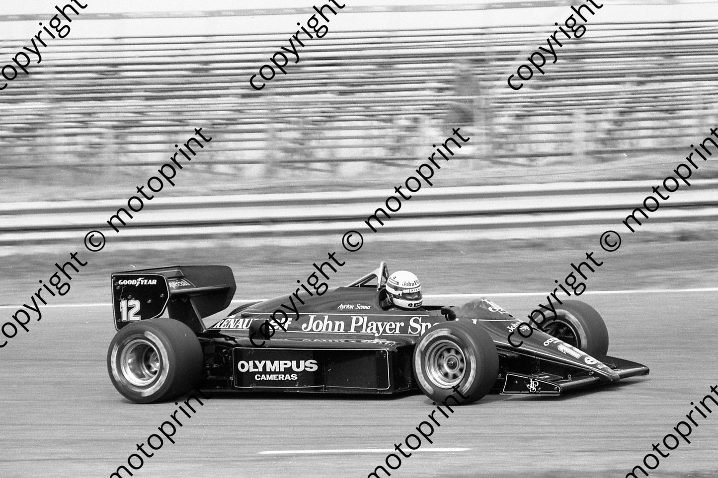 1985 Brands European GP 12 Ayrton Senna Lotus Renault 97T (Colin Watling Photographic) (164)