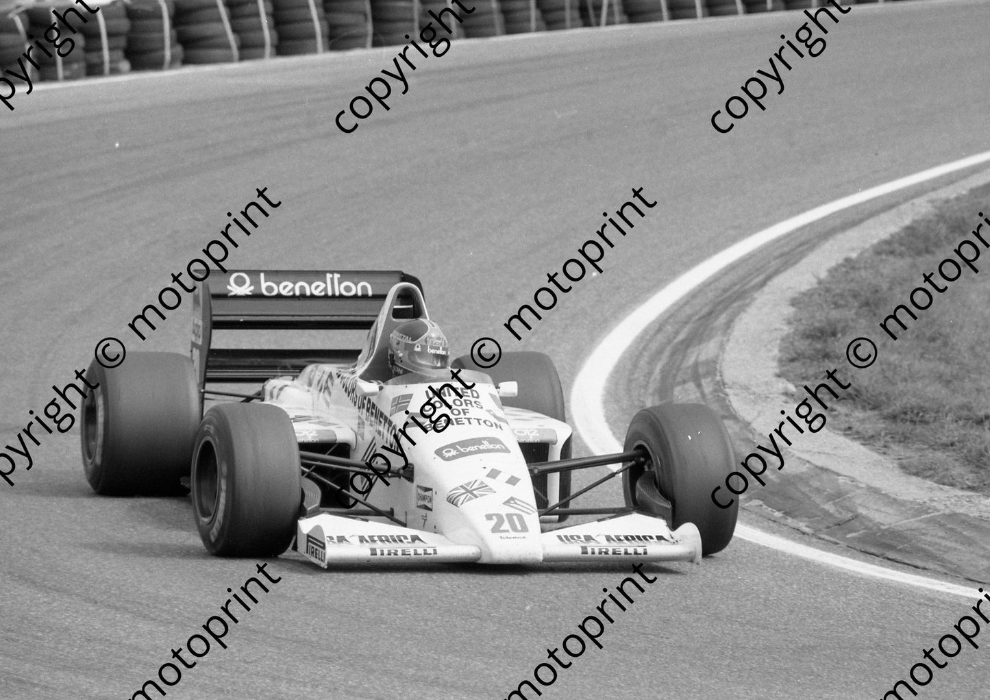 1985 Brands European GP 20 Piercarlo Ghinzani Toleman TG185 (Colin Watling Photographic) (23)