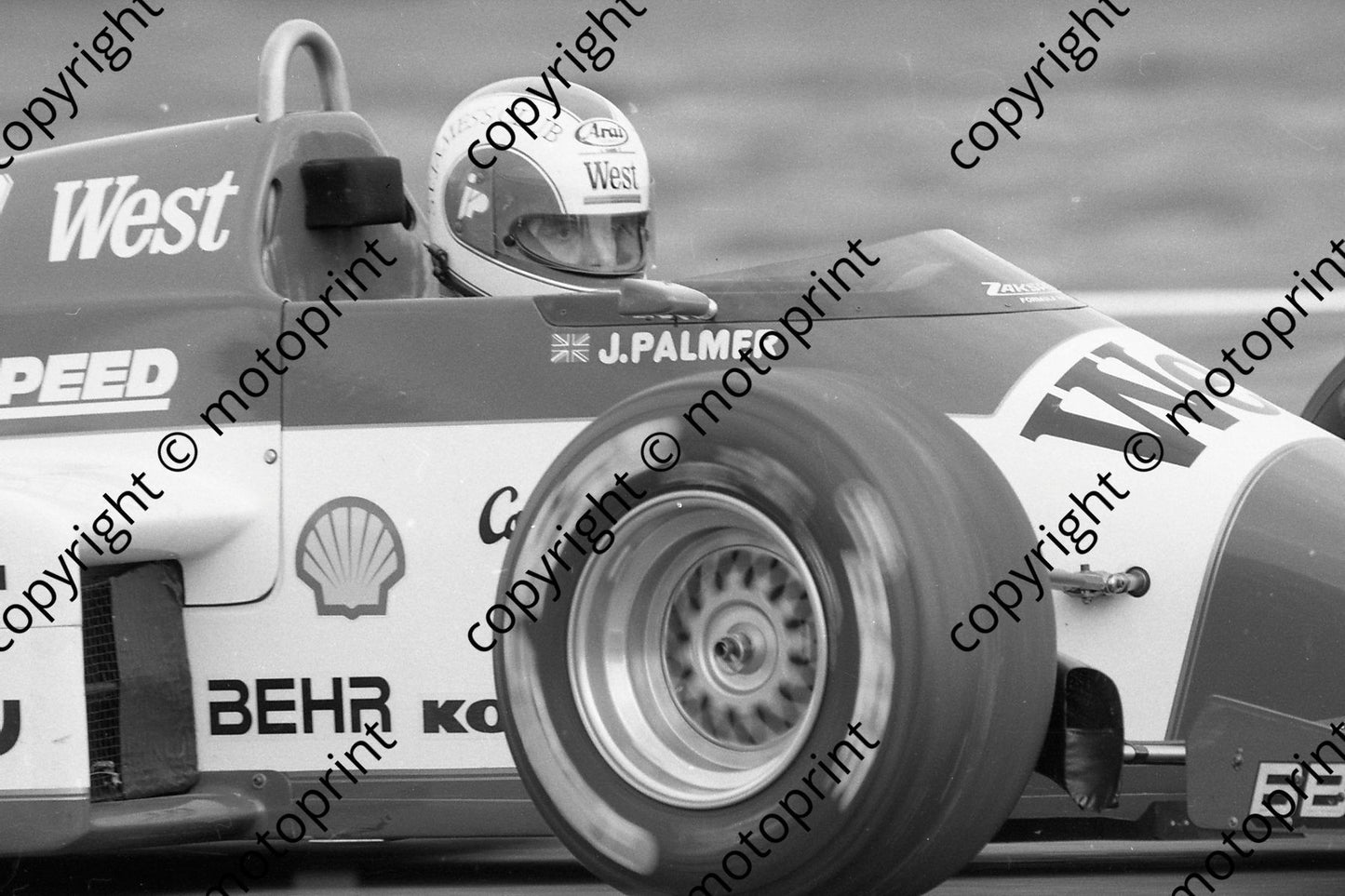 1985 Brands European GP 30 Jonathan Palmer Zakspeed 841-4 (Colin Watling Photographic) (46)