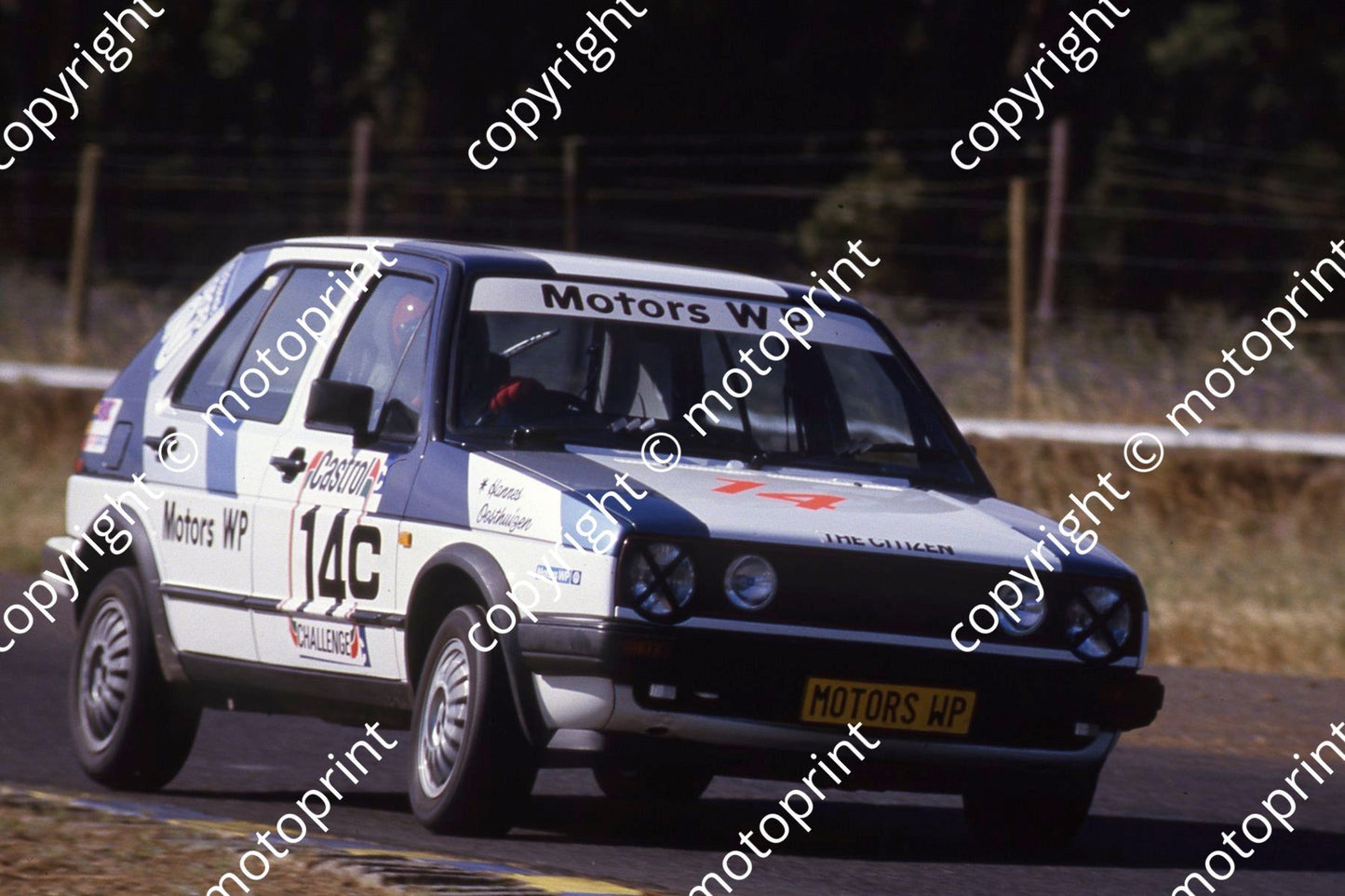 1985 Castrol 6 hr Nov 14 Golf GTi Hannes Oosthuizen Geoff Moller (courtesy Roger Swan) (1)