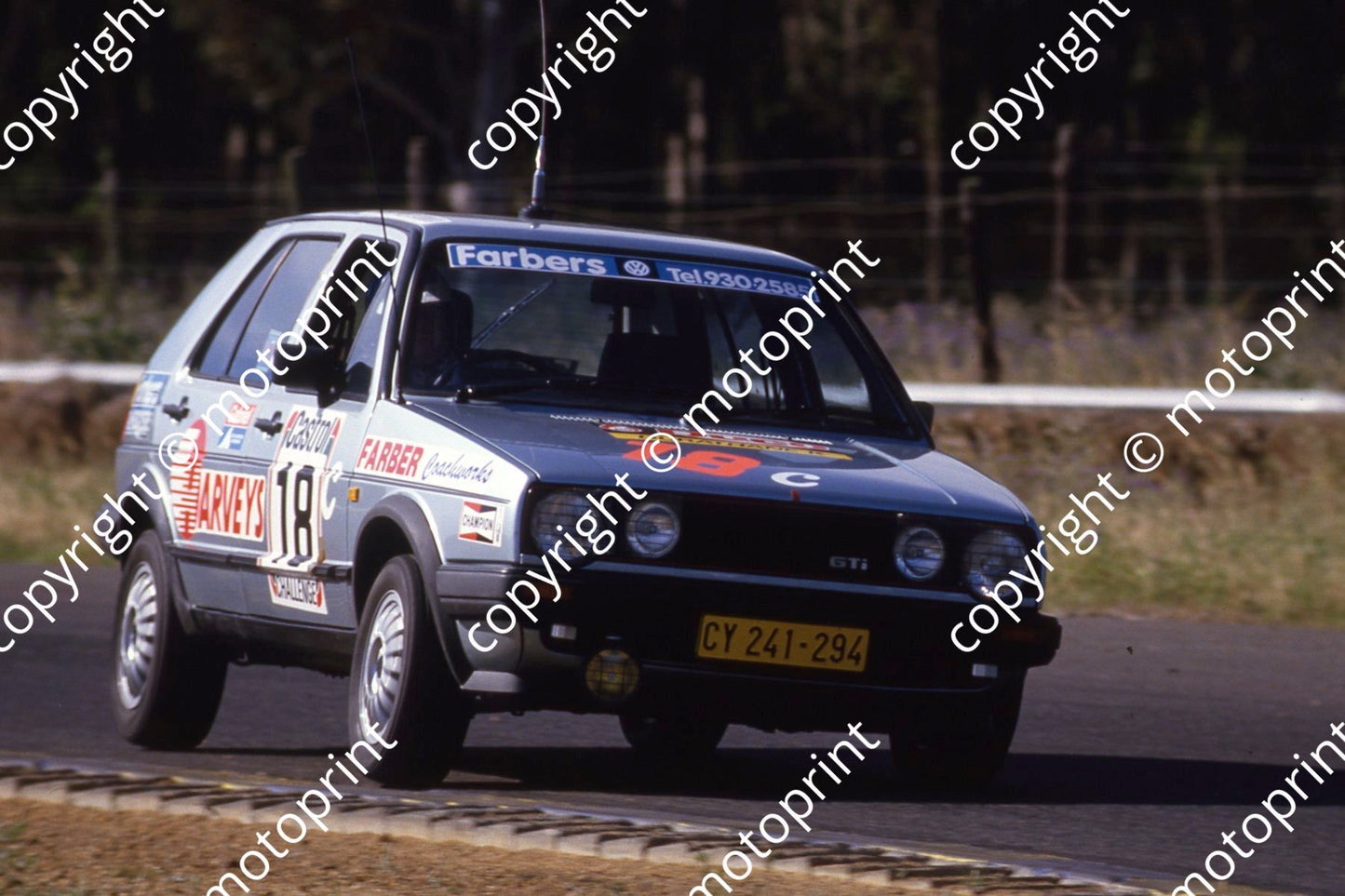 1985 Castrol 6 hr Nov 18 Golf GTi Vic Procter Willy Learmonth (courtesy Roger Swan) (2)
